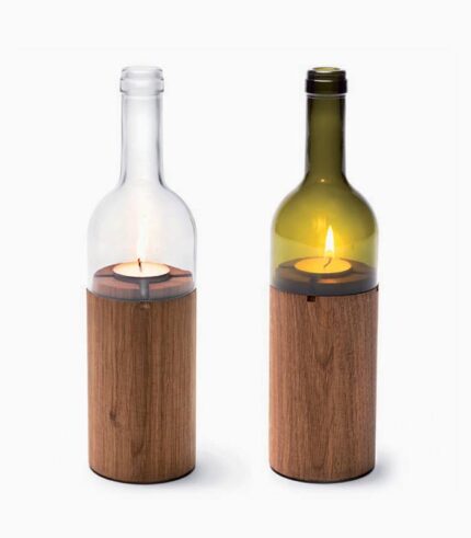 Wine bottle lantern 2