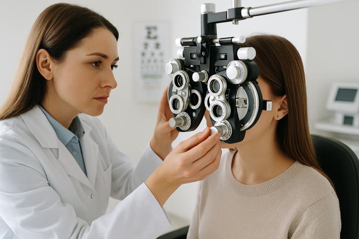 A high resolution photograph captures a female opt (pequeña)