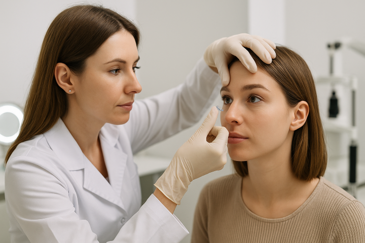 A high resolution photograph captures an optometri (pequeña)